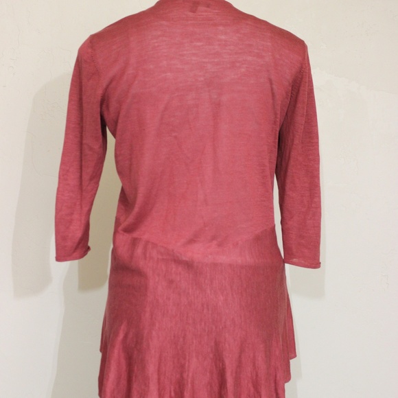 Eileen Fisher Silk Linen Open Front Knit Cardigan - Picture 5 of 8